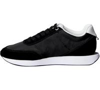 Calvin Klein Baskets Femme Retro Lace Up Basses, Noir (Black/Bright White), 36