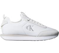 Calvin Klein Baskets Femme Retro Sock Nylon avec Logo, Blanc (Bright White/Chateau), 39