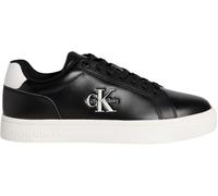 Calvin Klein Baskets Homme Classic Mono en Cuir, Noir (Black/Bright White), 44