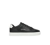Calvin Klein Baskets Homme Classic Mono en Cuir, Noir (Black/Bright White), 45