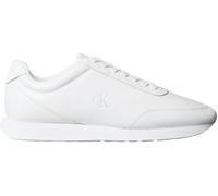 Calvin Klein Baskets Homme Retro en Cuir, Blanc (Triple Bright White), 40