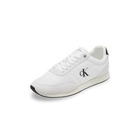Calvin Klein Baskets Homme Retro Mix avec Logo, Blanc (Bright White/Black), 47