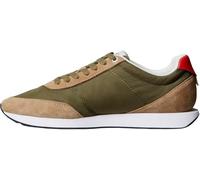 Calvin Klein Baskets Homme Retro Mix avec Logo, Multicolore (Capers/Khaki/Flame Scarlet), 47