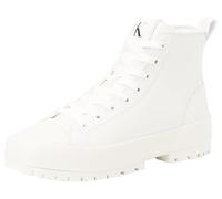 Calvin Klein Baskets Hybrides Femme Nappa Montantes, Blanc (Bright White), 37