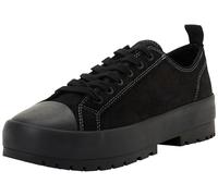 Calvin Klein Baskets Hybrides Homme Lugged Hybrid Low Laceup Chaussures, Noir (Triple Black), 43