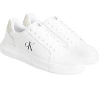 Calvin Klein Baskets pour Homme YM0YM01253 Chaussures pour Homme, Blanc, 41.5 EU