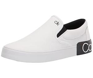 Calvin Klein Baskets Ryor pour Homme, Toile Blanche 115, 44.5 EU