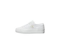 Calvin Klein Baskets Vulcanisées Femme Flatform Basses, Blanc (Triple Bright White), 38