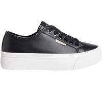 Calvin Klein Baskets Vulcanisées Femme Flatform Compensées, Noir (Ck Black), 39