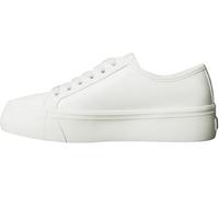 Calvin Klein Baskets Vulcanisées Femme Lace Up Basses, Blanc (Lily White), 37