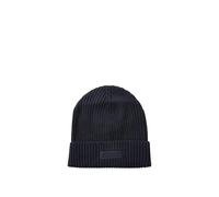 Calvin Klein Patch Chunky Beanie Bleu
