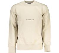 Calvin Klein Beige Sweat-shirt manches longues en polaire Confort : Taille - 2XL Taille : 2XL