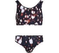 Calvin Klein Bikini Fille Bralette Set Doublé, Multicolore (Glitched Floral AOP), 14-16 Ans