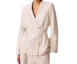 Calvin Klein - Blouse - Femme - Blouses et Chemises - Blanc - Taille: 42 FR