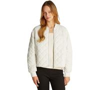 Calvin Klein Blouson Bomber Femme Quilted Jacket Léger, Ivoire (Ivory), M