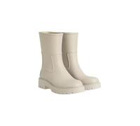 Calvin Klein Bottes de Pluie Femme Mid Rubber Chunky, Ivoire (Chateau), 35