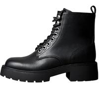 Calvin Klein Bottes Mid Boot Femme Chunky Lace Up avec Fermeture Éclair, Noir (Ck Black), 41