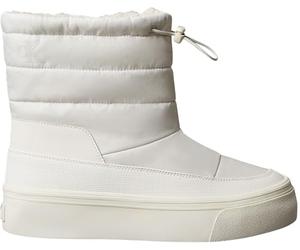 Calvin Klein Bottes Mid Boot Femme Snowboot Nylon Mix Compensées, Blanc (Lily White), 36