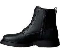 Calvin Klein Bottes Mid Boot Homme Combat Lace Up Zip Cuir, Noir (Triple Black), 41