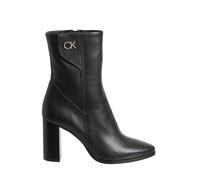 Calvin Klein Bottes pour Femme HW0HW01750 CUP HEEL ANKLE BOOT BEH CK BLACK Taille 38 EU