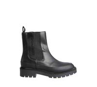 Calvin Klein Bottes pour Femme YW0YW01254 COMBAT MID CHELSEA BOOT 0GT TRIPLE BLACK Taille 38 EU