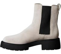 Calvin Klein Bottines Chelsea Femme Boots Chunky en Cuir, Rouge (Fudge), 36