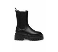 Calvin Klein Bottines Chelsea Femme Flatform Compensées, Noir (Triple Black), 40