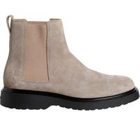 Calvin Klein Bottines Chelsea Homme Combat en Daim, Multicolore (Moon Rock), 41