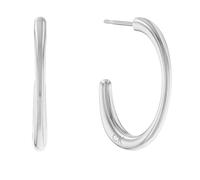 Calvin Klein Boucles d'Oreilles Créoles pour Femme Collection PLAYFUL ORGANIC SHAPES en Acier Inoxidable - 35000346