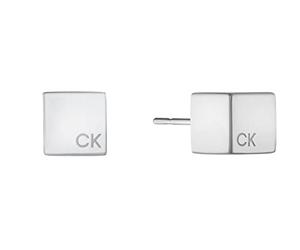 Calvin Klein Boucles D'oreilles Puces pour Femme Collection GEOMETRIC en Acier Inoxidable - 35000245