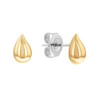 Calvin Klein Boucles D'oreilles Puces pour Femme Collection SCULPTURED DROPS en Or Jaune - 35000071