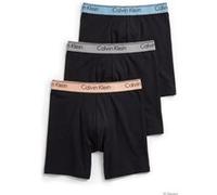 Calvin Klein Boxer Brief 3-pack Black Bodies W/gulf Blue/light Cas Taille: S | Sous-vêtements Outlet | Homme | Le Noir