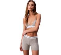 Calvin Klein Boxer Femme Boxer Brief avec Ceinture Emblématique, Gris (Grey Heather), XS