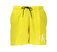 Calvin Klein - Boxer de bain mi-long - Homme - Maillots de bain - Jaune - Taille: XL