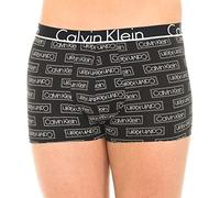 Calvin Klein Boxer Homme CK Article NU8638A Trunk Shorty, 3QF Label Logo Print Black, S