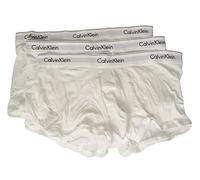 Calvin Klein Boxer Homme CK Paquet 3 pièces élastique Coton Stretch Article NB2380A Trunk 3PK, 100 White/White/White, S