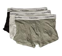 Calvin Klein Boxer Homme CK Paquet 3 pièces élastique Coton Stretch Article NB2380A Trunk 3PK, MPI Black/White/Grey Heather, L