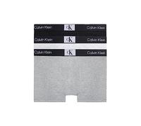 Calvin Klein Boxer Homme Lot De 3 Caleçon Coton Stretch, Multicolore (Black/White/Grey Heather), L