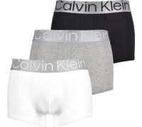 Calvin Klein Boxer Homme Lot De 3 Caleçon Coton Stretch, Multicolore (Black/White/Grey Heather), S