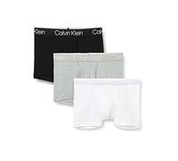Calvin Klein Boxer Homme Lot De 3 Caleçon Coton Stretch, Multicolore (White/Black/Grey Heather), S