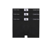 Calvin Klein Boxer Homme Lot De 3 Caleçon Coton Stretch, Noir (Black/Black/Black), XL