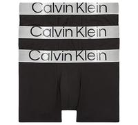 Calvin Klein Boxer Homme Lot De 3 Caleçon Coton Stretch, Noir (Black), S