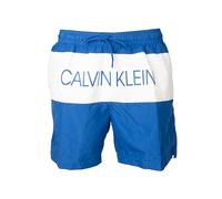 Calvin Klein Boxer Homme mer CK Piscine avec Poches et Cordon extérieur Article ZM0ZM02012 Medium Drawstring, C5D Bobby Blue, L