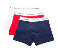 Calvin Klein - Boxer Trunk 0000u2662g - Lot de 3 Blanc/Bleu - Taille XL Homme
