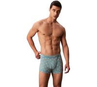 Calvin Klein Boxers Caleçons Lot de 3 Homme avec Ceinture Emblématique, Turquoise (Micro Chip/Diamond Logo+Zoni Beach/), M