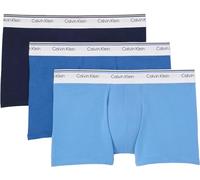 Calvin Klein Boxers Caleçons Lot de 3 Homme Balance avec Ceinture Emblématique, Blanc (White), S