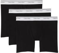Calvin Klein Boxers Caleçons Lot de 3 Homme Balance Taille Basse, Multicolore (Pct/Dft/Sil), L