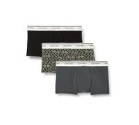Calvin Klein Boxers Caleçons Lot de 3 Homme Balance Taille Basse, Multicolore (Pct/Dft/Sil), XL