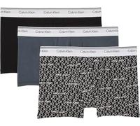 Calvin Klein Boxers Caleçons Lot de 3 Homme Balance Taille Basse, Noir (Black), L