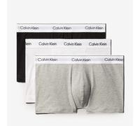 Calvin Klein Boxers Trunk Icon Coton Stretch lot de 3 Noir/Blanc/Gris XL